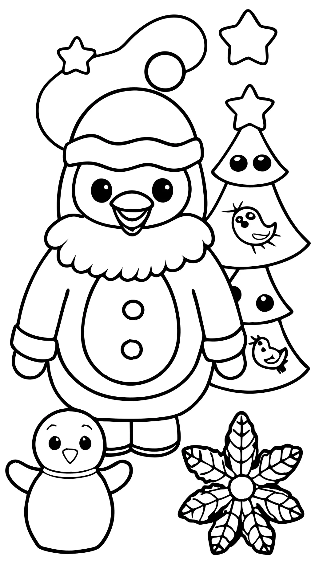 coloriages pour Noël pour les enfants d’âge préscolaire